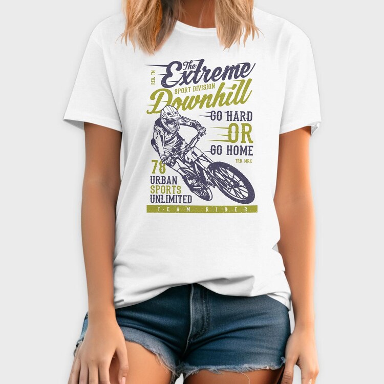 The Extreme Downhill, Tricou Barbati (Unisex)