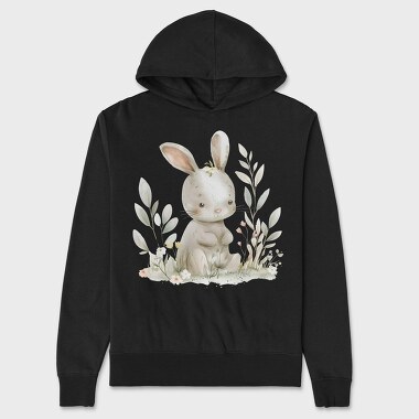 Rabbit Flower Nest, Hanorac Oversize Barbati (Unisex)