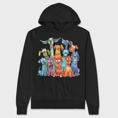 Quirky Dog Group, Hanorac Oversize Barbati (Unisex)