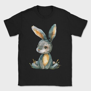 Rabbit Sitting Animal, Tricou Barbati (Unisex)