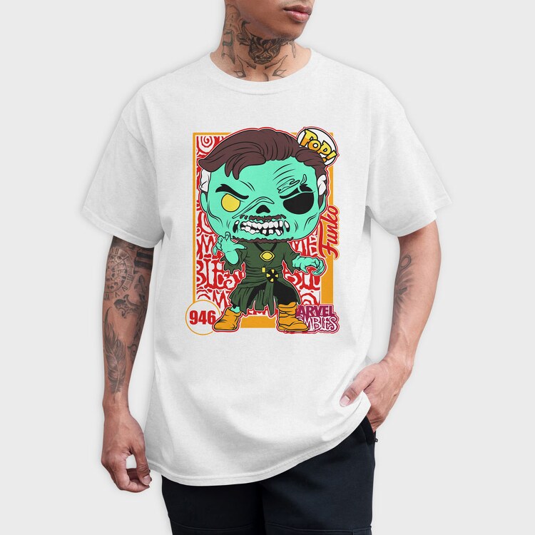 Funko Marvel Zombies Doctor Strange, Tricou Barbati (Unisex)