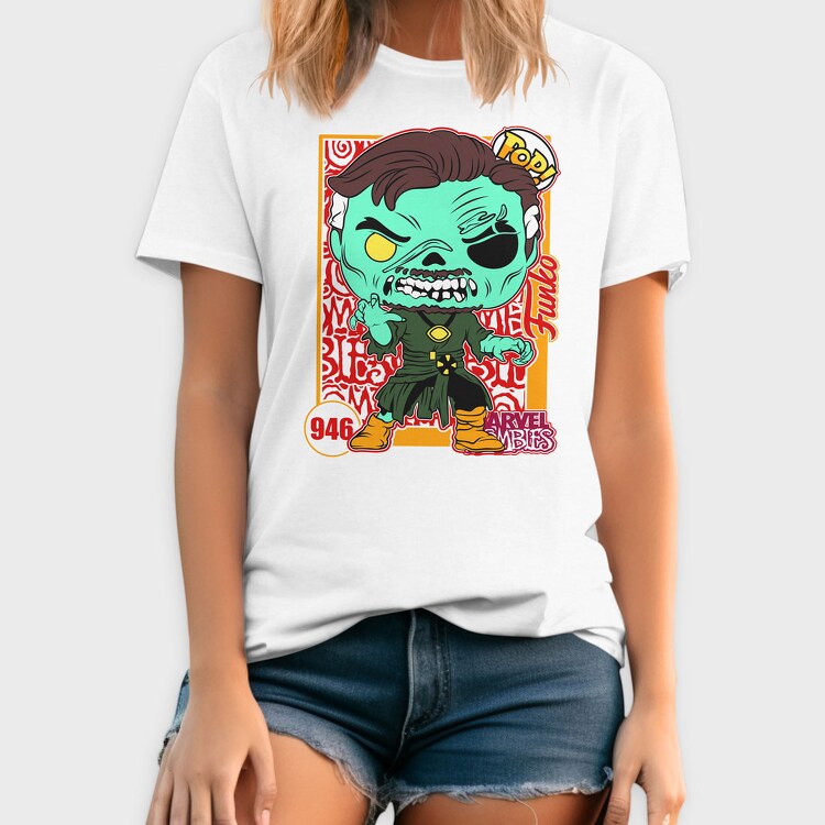 Funko Marvel Zombies Doctor Strange, Tricou Barbati (Unisex)