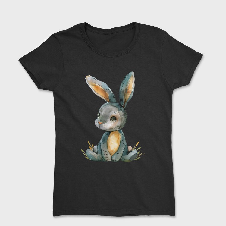 Rabbit Sitting Animal, Tricou Femei