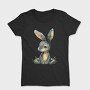 Rabbit Sitting Animal, Tricou Femei