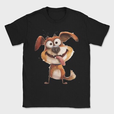Quirky Dog Smile, Tricou Barbati (Unisex)