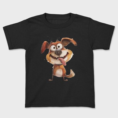 Quirky Dog Smile, Tricou Copii