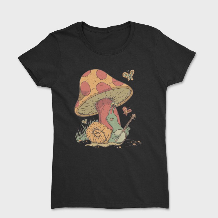 Cottagecore Snail, Tricou Femei