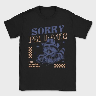 Raccoon Sorrierate, Tricou Barbati (Unisex)