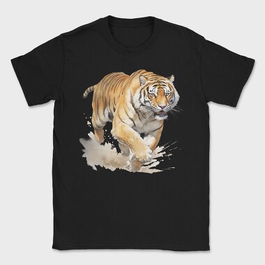 Running Tiger Spirit, Tricou Barbati (Unisex)