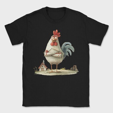 Rooster Hut Garden, Tricou Barbati (Unisex)