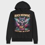 Rock Cat Rockstar, Hanorac Oversize Barbati (Unisex)