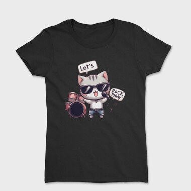 Rock Star Cat, Tricou Femei