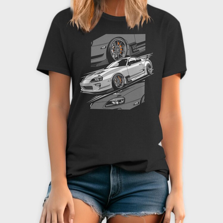 Supra MK4 White, Tricou Barbati (Unisex)