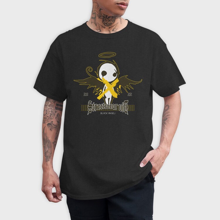 Black Angel 2, Tricou Barbati (Unisex)