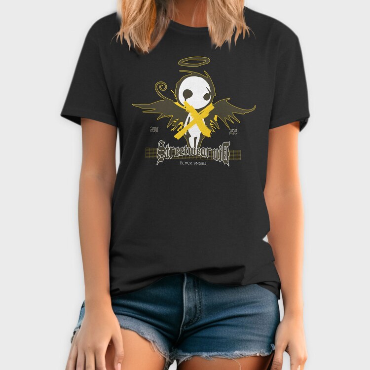 Black Angel 2, Tricou Barbati (Unisex)