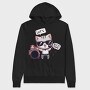 Rock Star Cat, Hanorac Oversize Barbati (Unisex)