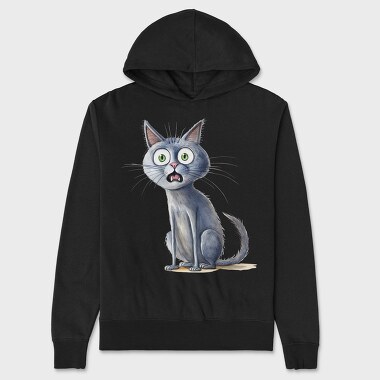 Russian Blue 1, Hanorac Oversize Barbati (Unisex)