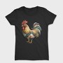 Rooster Patchwork, Tricou Femei