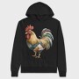 Rooster Patchwork, Hanorac Oversize Barbati (Unisex)
