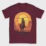 Cowgirl Sunset, Tricou Barbati (Unisex)