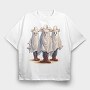 Cowgirl Ghosts, Tricou Oversize Barbati (Unisex)