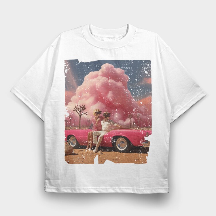 Couple Explosion, Tricou Oversize Barbati (Unisex)