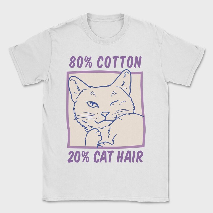 Cotton and Cat Hair, Tricou Barbati (Unisex)