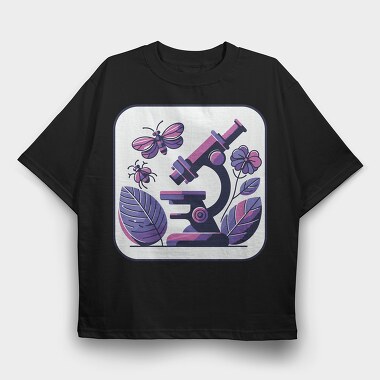 Microscope Insects, Tricou Oversize Barbati (Unisex)