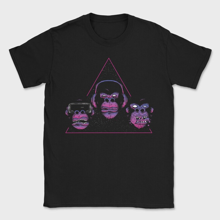 Monkey Heads, Tricou Barbati (Unisex)