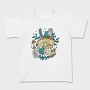 Cottagecore Moshrooms Frogs, Tricou Copii