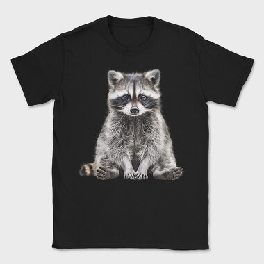 Raccoon Watercolor, Tricou Barbati (Unisex)