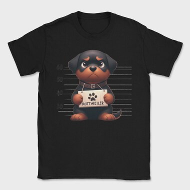 Rottweiler Mugshot, Tricou Barbati (Unisex)
