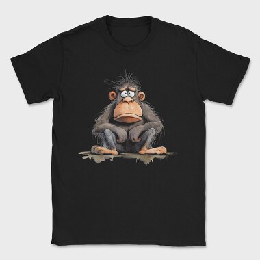 Sad Monkey Clips, Tricou Barbati (Unisex)