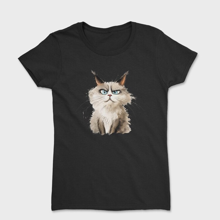 Ragdoll Cat Scream, Tricou Femei