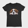 Saint Bernard Peeking, Tricou Femei