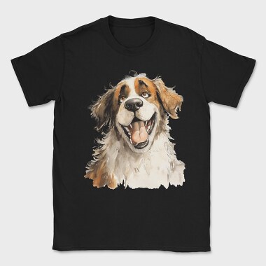 Saint Bernard Smile, Tricou Barbati (Unisex)