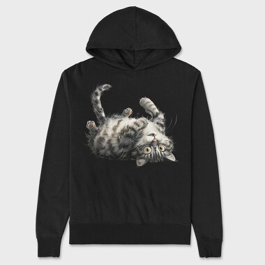 Rolling Cat Sublimation, Hanorac Oversize Barbati (Unisex)