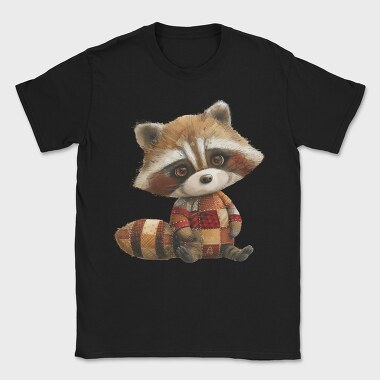 Red Panda Patchwork, Tricou Barbati (Unisex)
