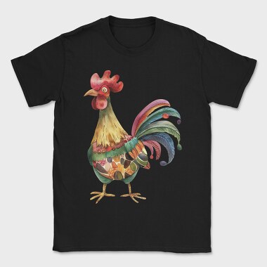 Rooster Feather Hat, Tricou Barbati (Unisex)