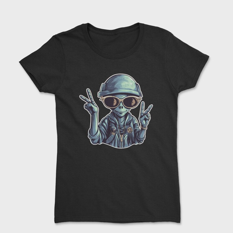 Cool Alien Peace, Tricou Femei