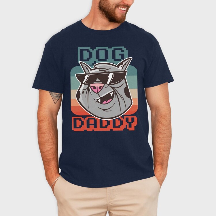 Dog daddy, Tricou Barbati (Unisex)