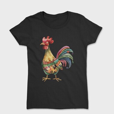 Rooster Feather Hat, Tricou Femei
