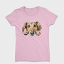 Saluki Peeking Face, Tricou Femei