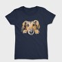 Saluki Peeking Face, Tricou Femei