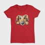 Saluki Peeking Face, Tricou Femei