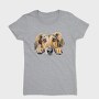 Saluki Peeking Face, Tricou Femei