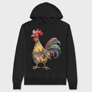 Rooster Feather Hat, Hanorac Oversize Barbati (Unisex)