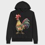 Rooster Feather Hat, Hanorac Oversize Barbati (Unisex)