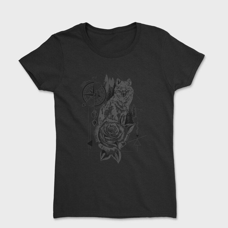 Compass Wolf, Tricou Femei
