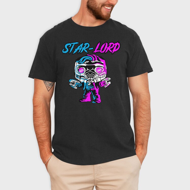 Funko Star Lord Pop, Tricou Barbati (Unisex)